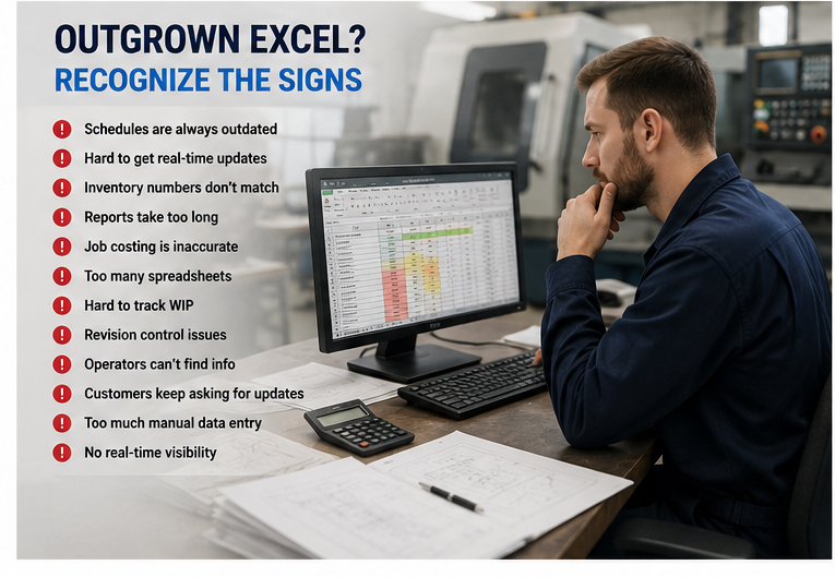 Excel alternatives for manufacturing