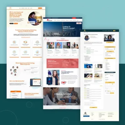 web and mobile design image on home page